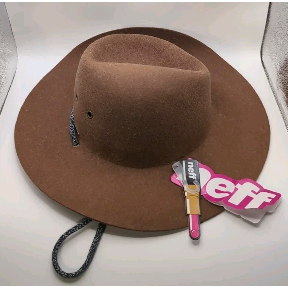 Neff Hat Celia Hat Brown 100% Wool Size S/M